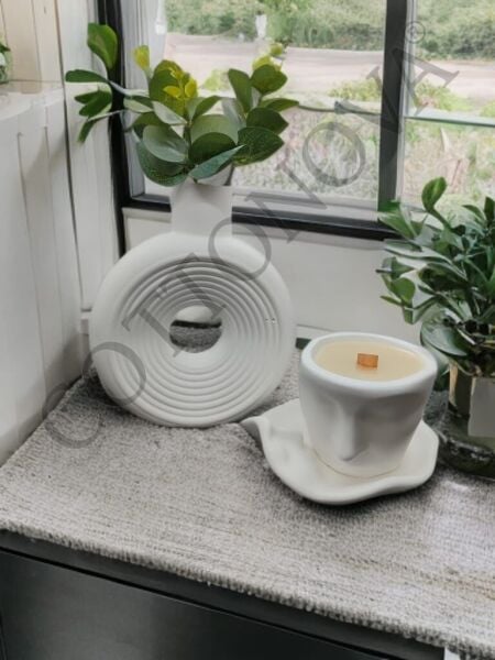 Cottonova C3 Vazo ve Mum Seti