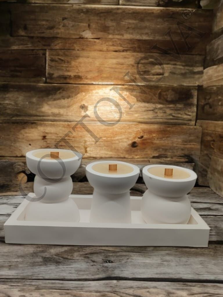 Cottonova C4 3lü lüks mum