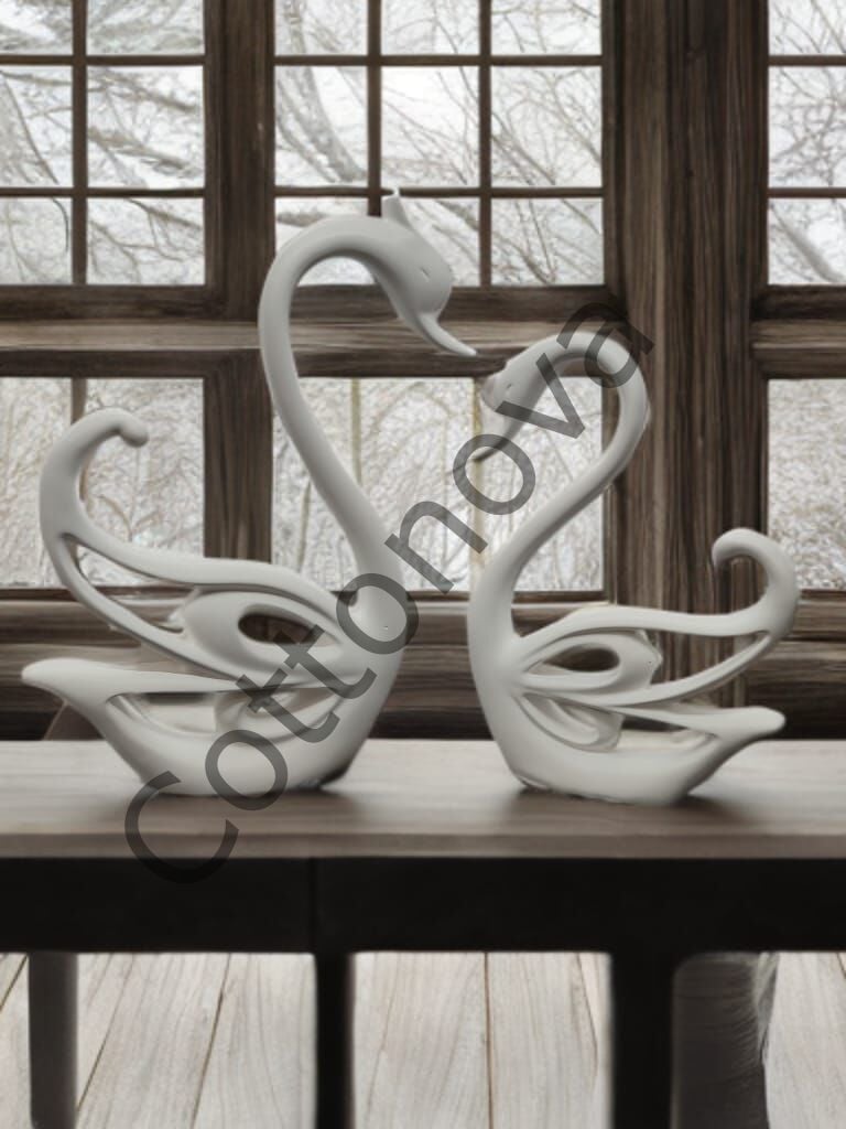 Cottonova C13 Dekoratif Kuğu Çift