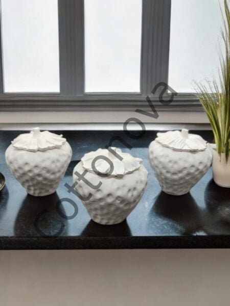 Cottonova C17 Dekoratif Çilek 3lü