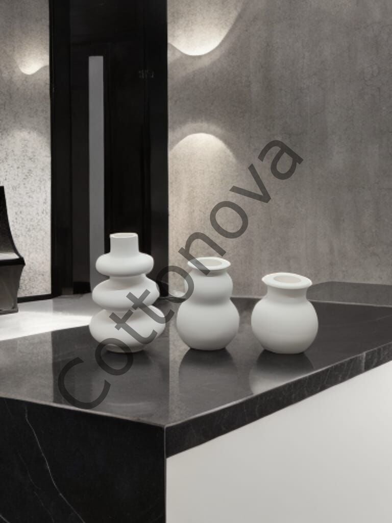 Cottonova C20 Dekoratif Vazo Mumluk 3lü Set