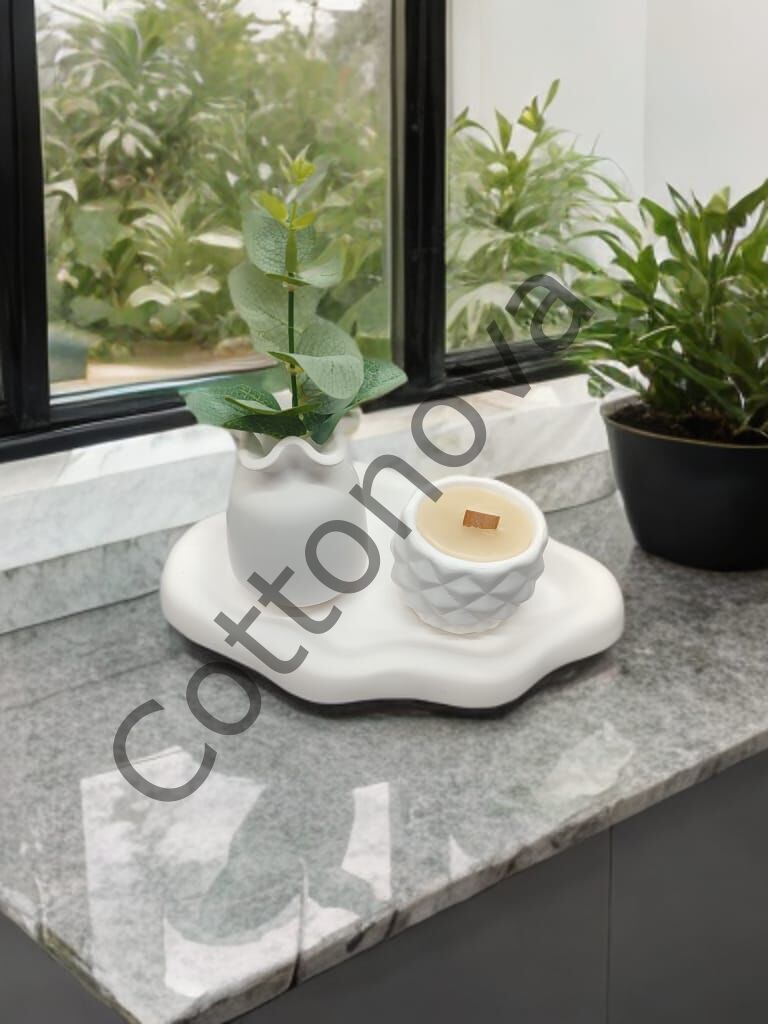 Cottonova C24 Dekoratif Vazo ve Mumluk