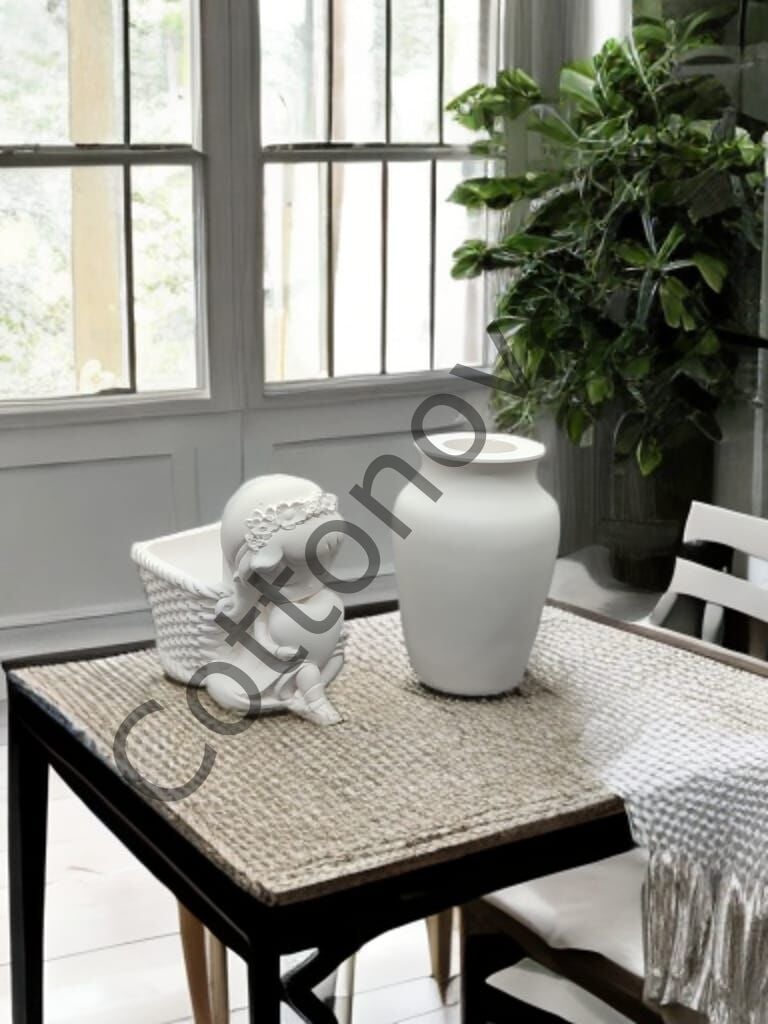 Cottonova C32 Dekoratif Vazo ve Kız Mumluk