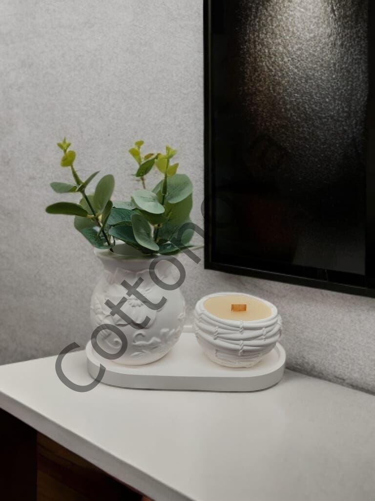 Cottonova C53 Dekoratif Vazo ve Mumluk