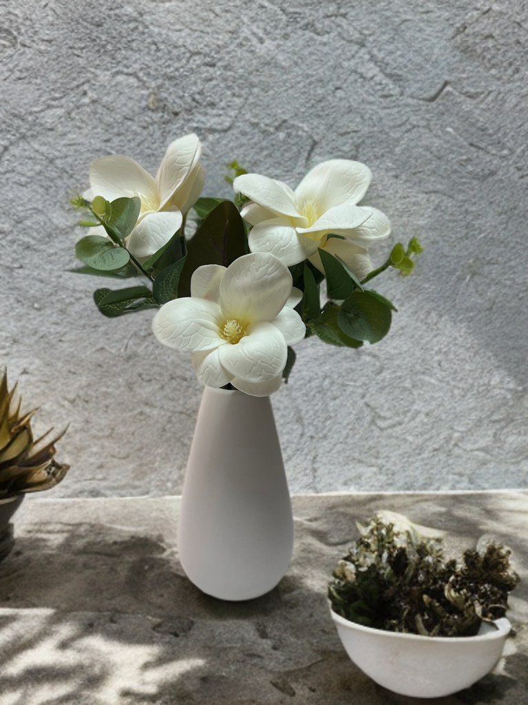 Cottonova CB18 Konik Beyaz Vazo