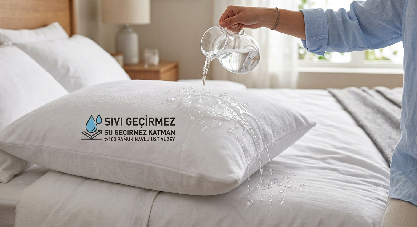 Sıvı Geçirmez Yastık Alezi 50 x 70 cm (2 adet)